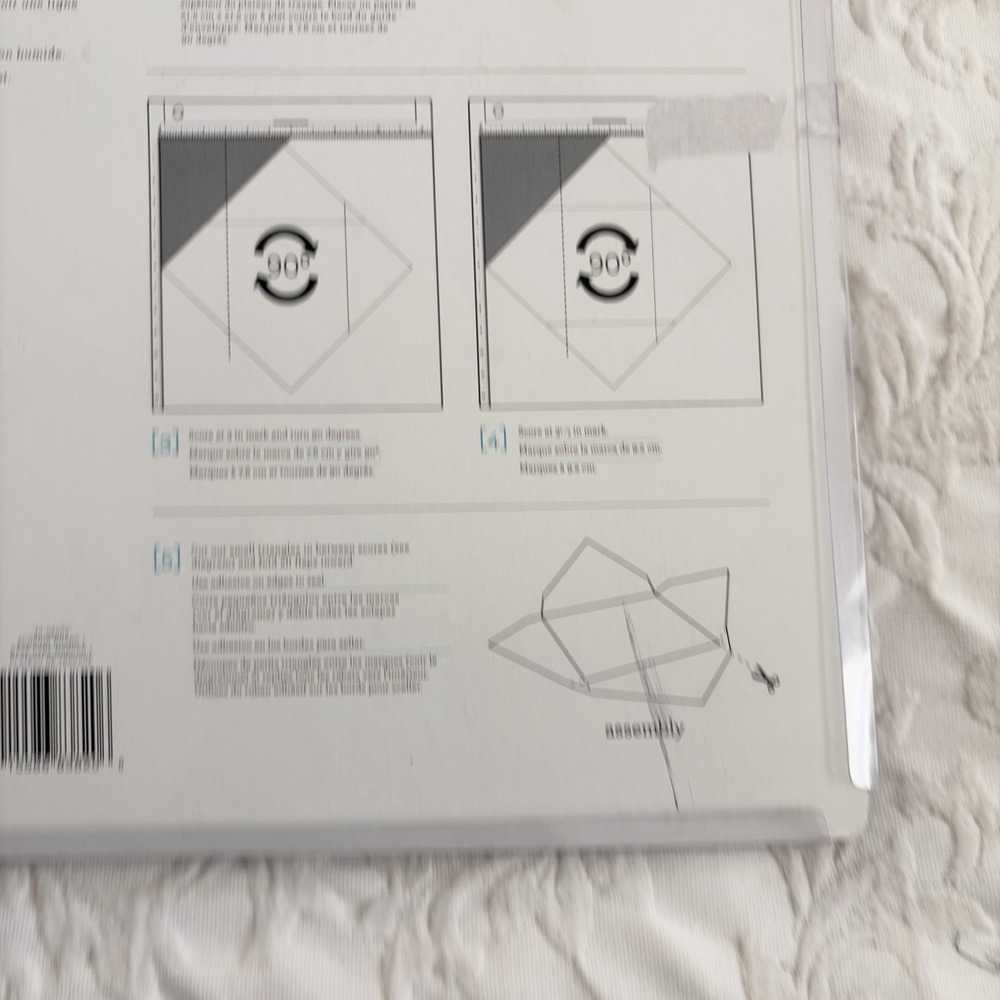 Martha Stewart Scoring Board Tool 3 Piece 12x12 Crafts Folding Envelopes EUC - Picture 8 of 8